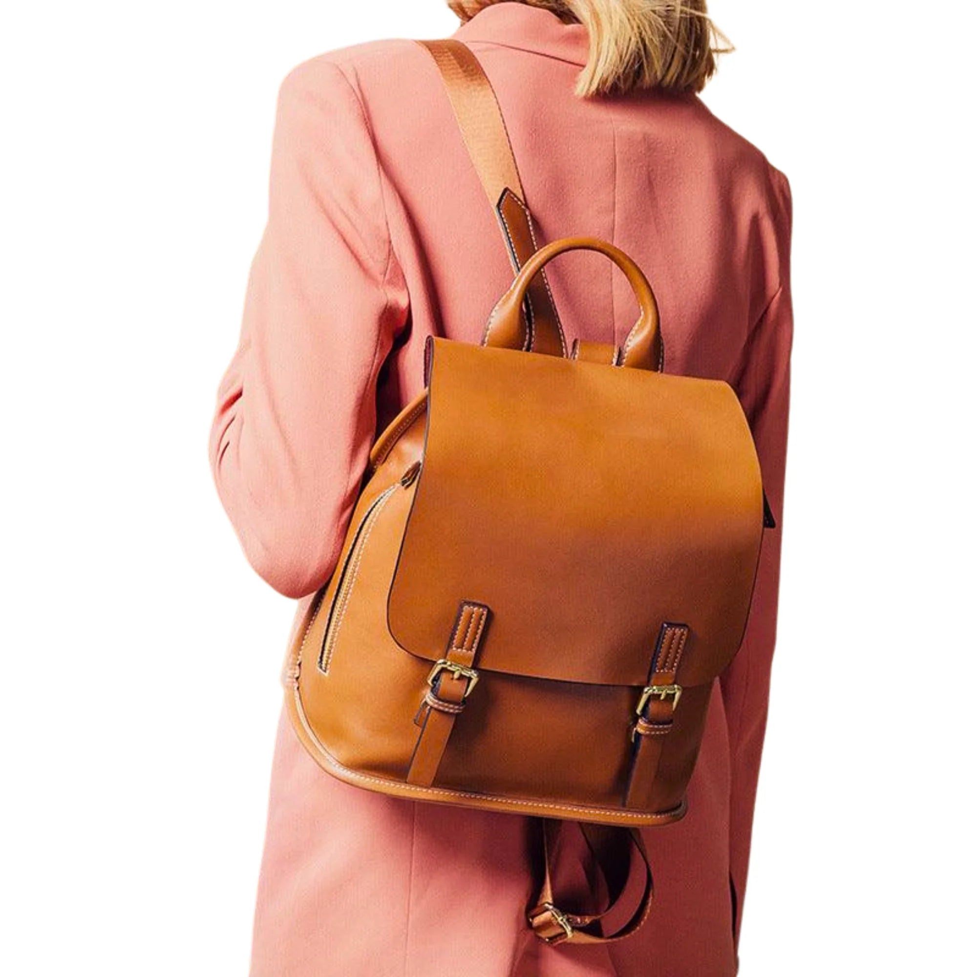 rucksack frontansicht golden camel logofrei 20–24 l volumen