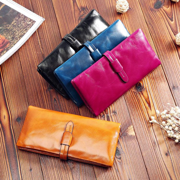 Leather ladies wallet