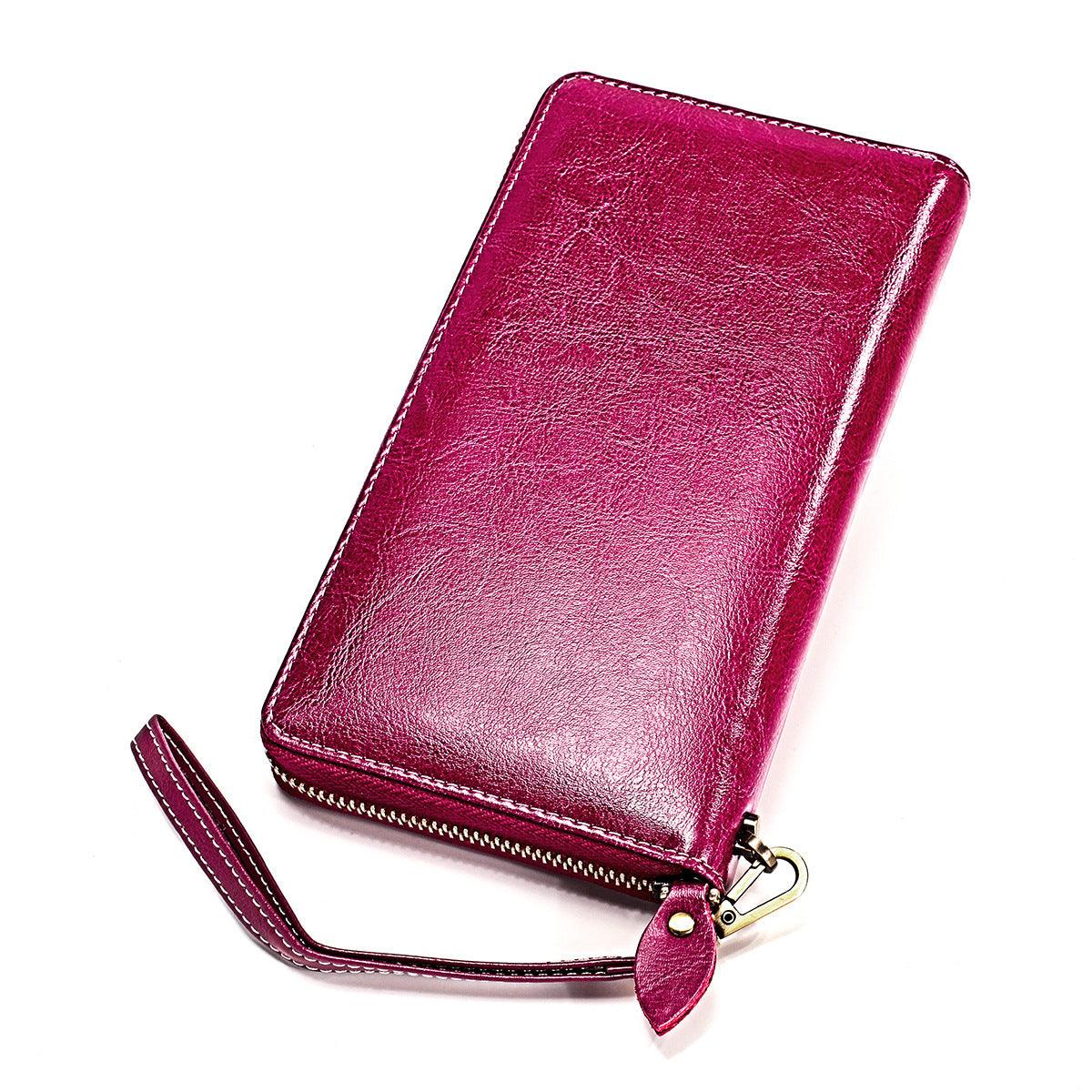 Anti-demagnetization leather wallet