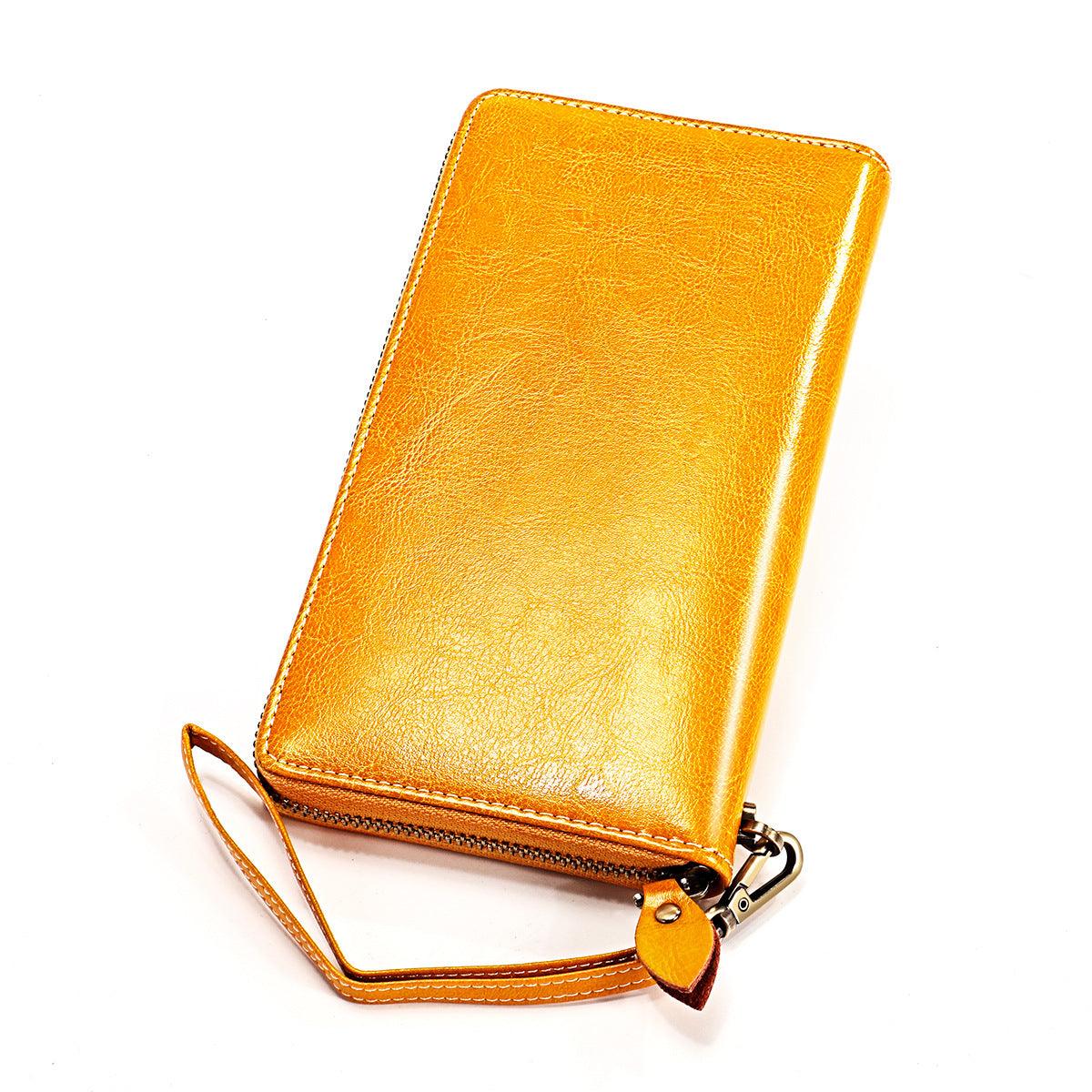 Anti-demagnetization leather wallet