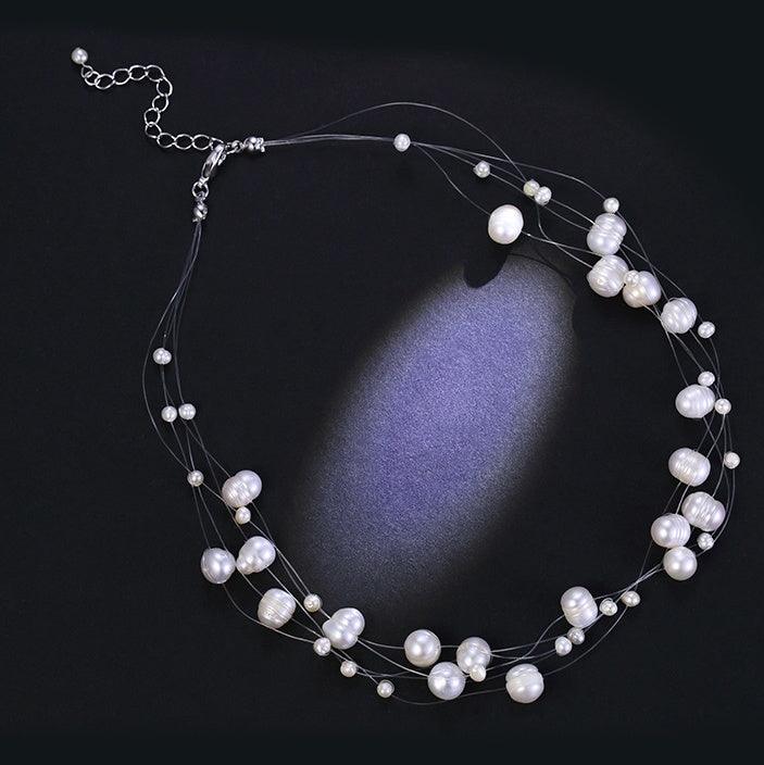 Freshwater Pearl Sweater Necklace