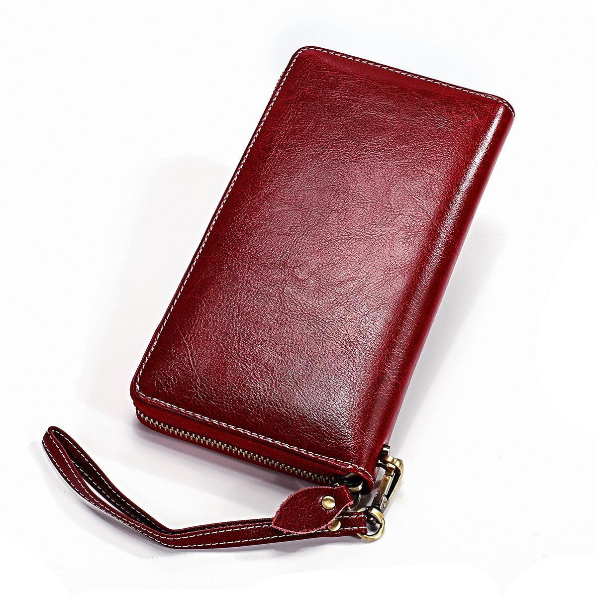 Anti-demagnetization leather wallet