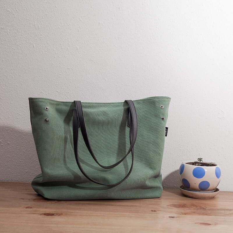 Canvas Shopper für Damen – Praktisch, geräumig und stilvoll für Alltag und Büro.