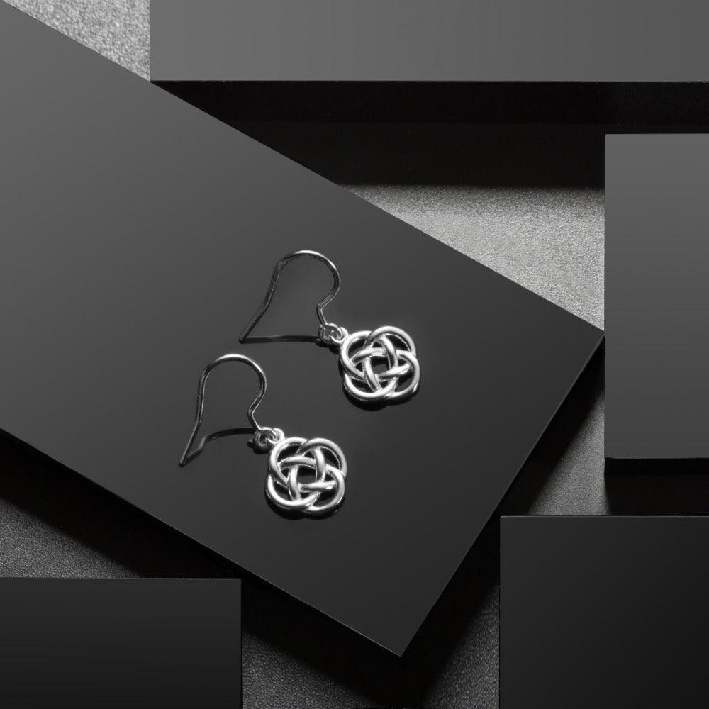 Simple earrings Celtic knot earrings