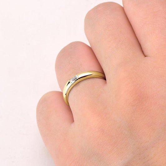 Elegant Internet Celebrity Minimalist Irregular Ring