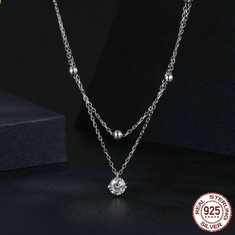 Affordable Luxury Fashion Style S925 Sterling Silver Necklace