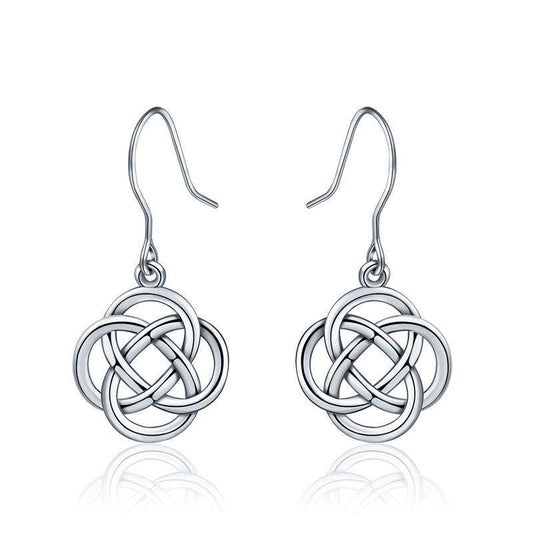 Simple earrings Celtic knot earrings