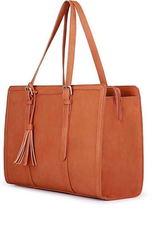 Edler PU-Leder Shopper für Damen – Gross, geräumig und stilvoll für Büro, Freizeit und Shopping.