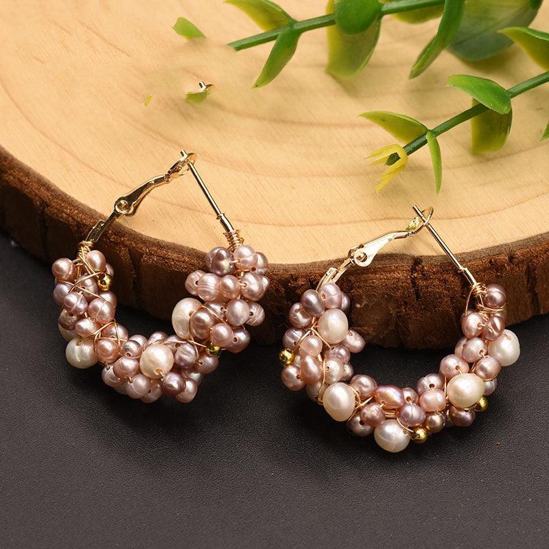 Natural Freshwater Pearl Earrings