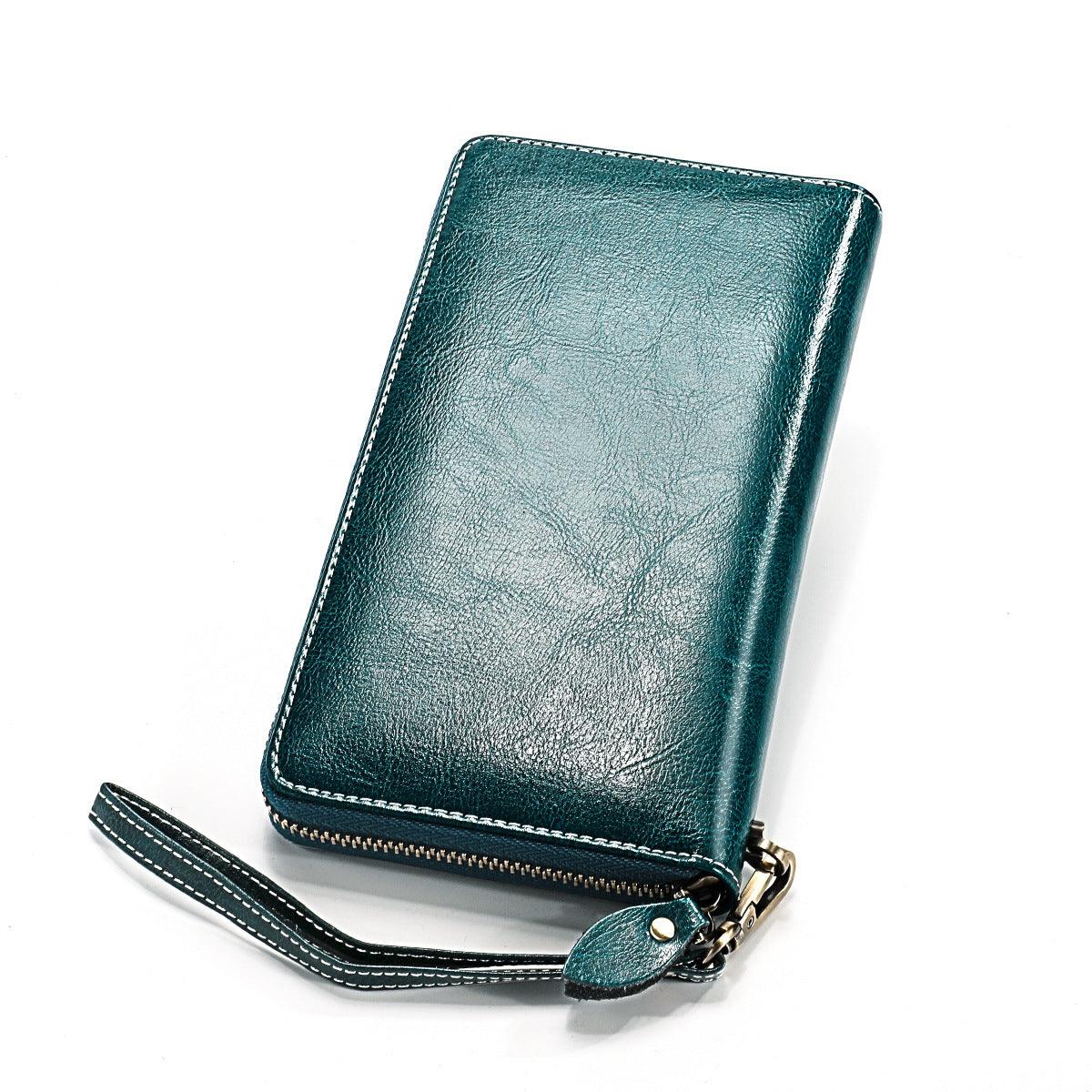 Anti-demagnetization leather wallet