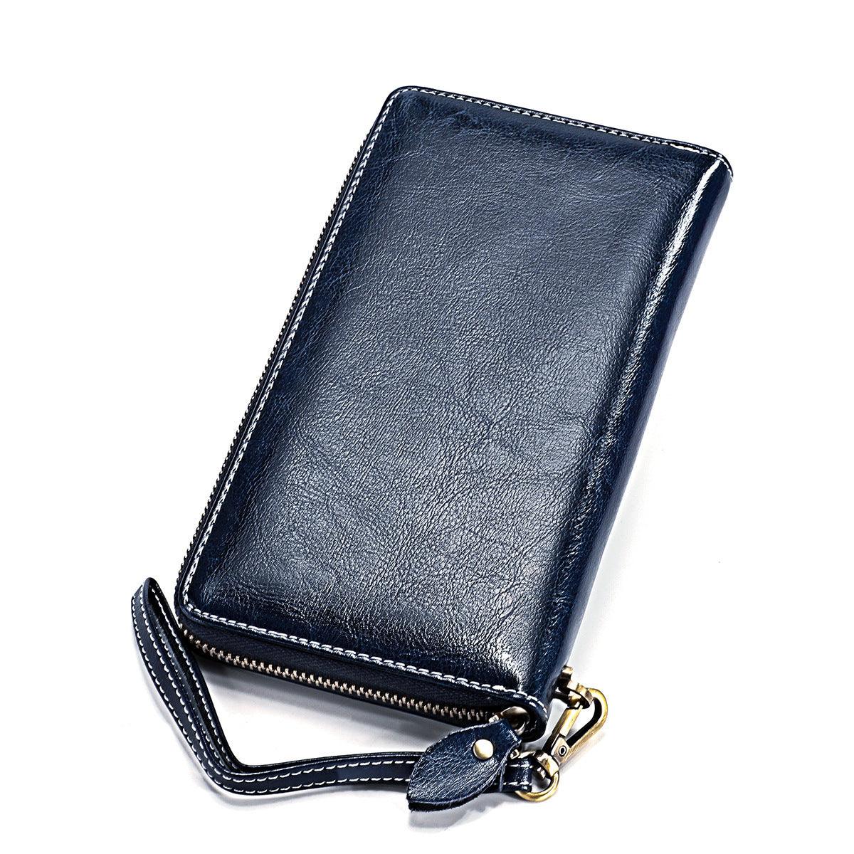 Anti-demagnetization leather wallet