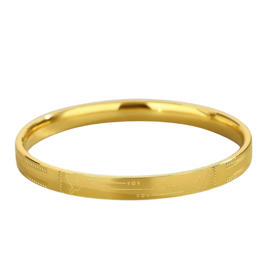 Schlichter 925 Silber Armreif mit emotionaler Gravur – ideal für besondere Anlässe