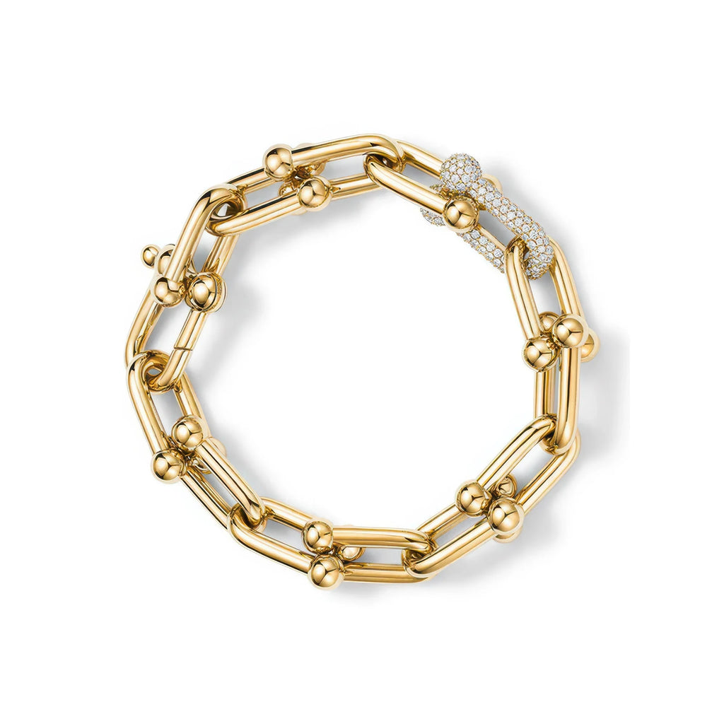 925 Silber Armreif in Roségold – veredelt mit funkelndem Zirkoniadetail, stilvoll