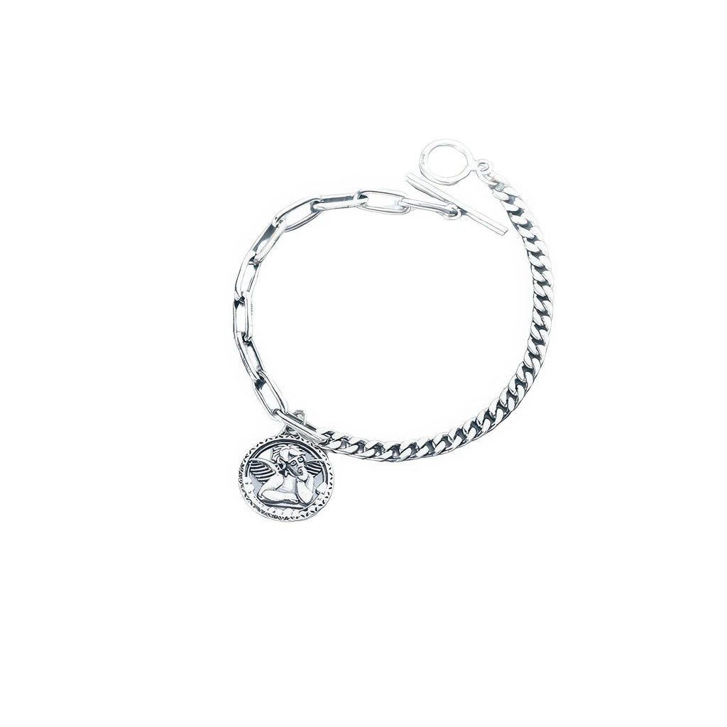 Feines Engel-Armband aus 925 Silber – Symbolkraft für Schutz, Hoffnung und Liebe