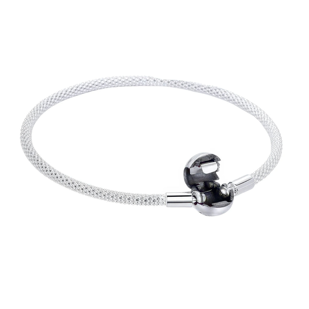 Filigranes 925 Silber Armband – dezente Struktur, eleganter Verschluss, Symbolik für Liebe und Zusammenhalt