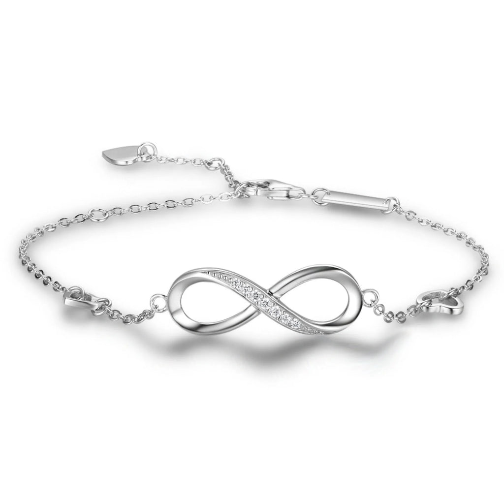 925 Silber Armband mit Infinity-Symbol – hochwertiges Design für Ewigkeit, Liebe und Verbundenheit