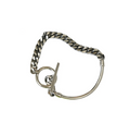 925 Sterling Silber Armband – oxidierte Veredelung, kräftiges Gliedermuster, kraftvoll und individuell für moderne Outfits