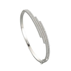 925 Sterling Silber Armband – dezente Eleganz, kunstvoll eingefasste Zirkonia für einen strahlenden Auftritt