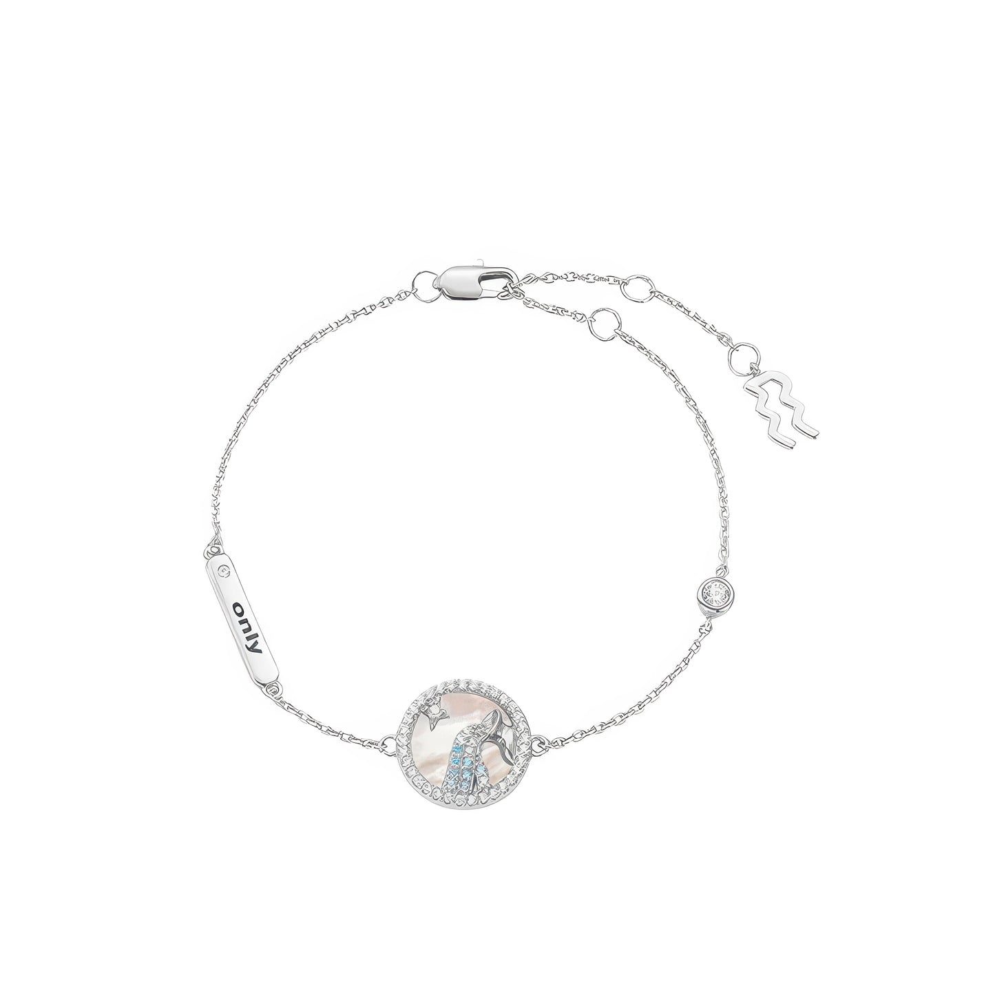 Silbernes Armband mit Wassermann-Motiv