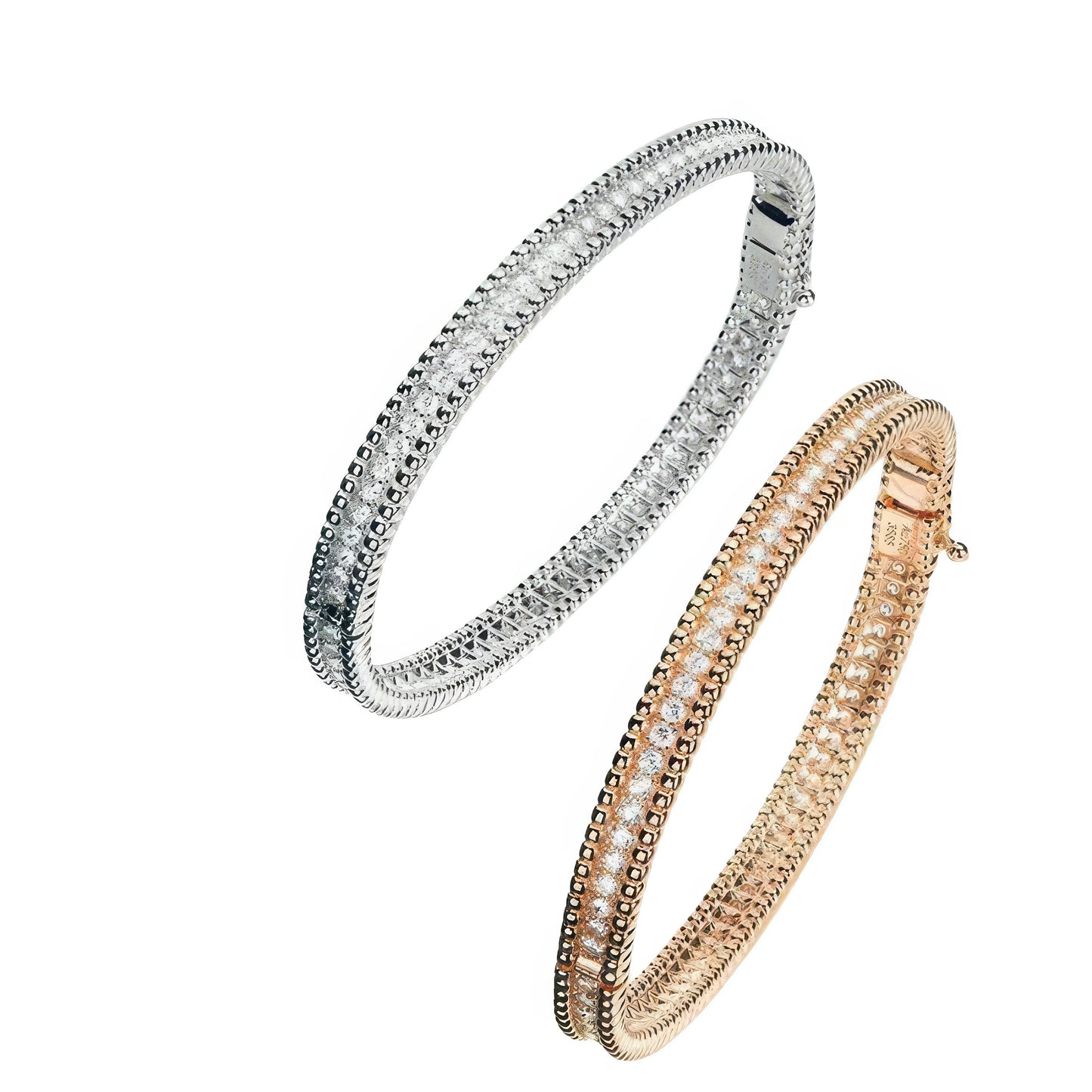 Feines Silberarmband mit filigranen Zirkonia-Steinen für edlen Glanz