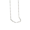 Minimalistische Choker-Kette mit klaren Gliedern – aus echtem Silber oder vergoldet