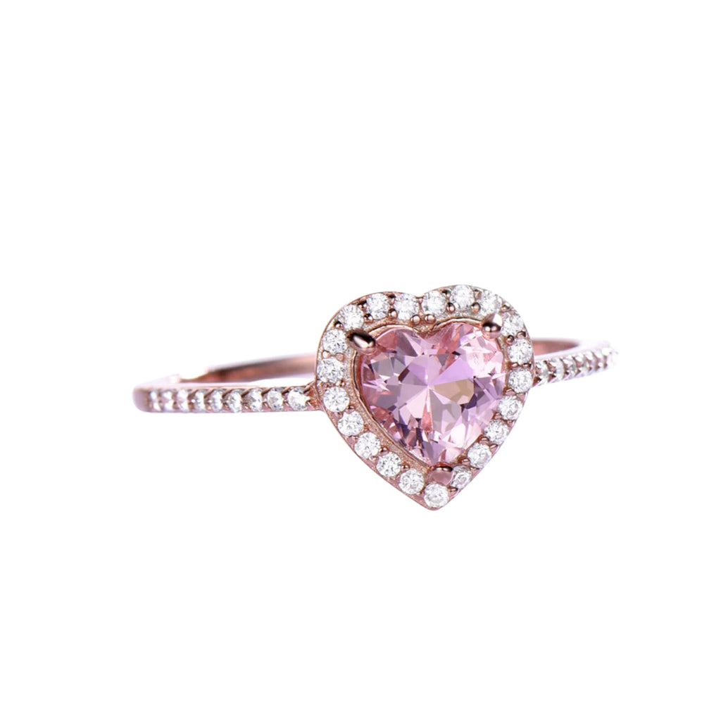 Schmuckstück mit Herzschliff-Morganit – perfekt als Geschenk oder Statement