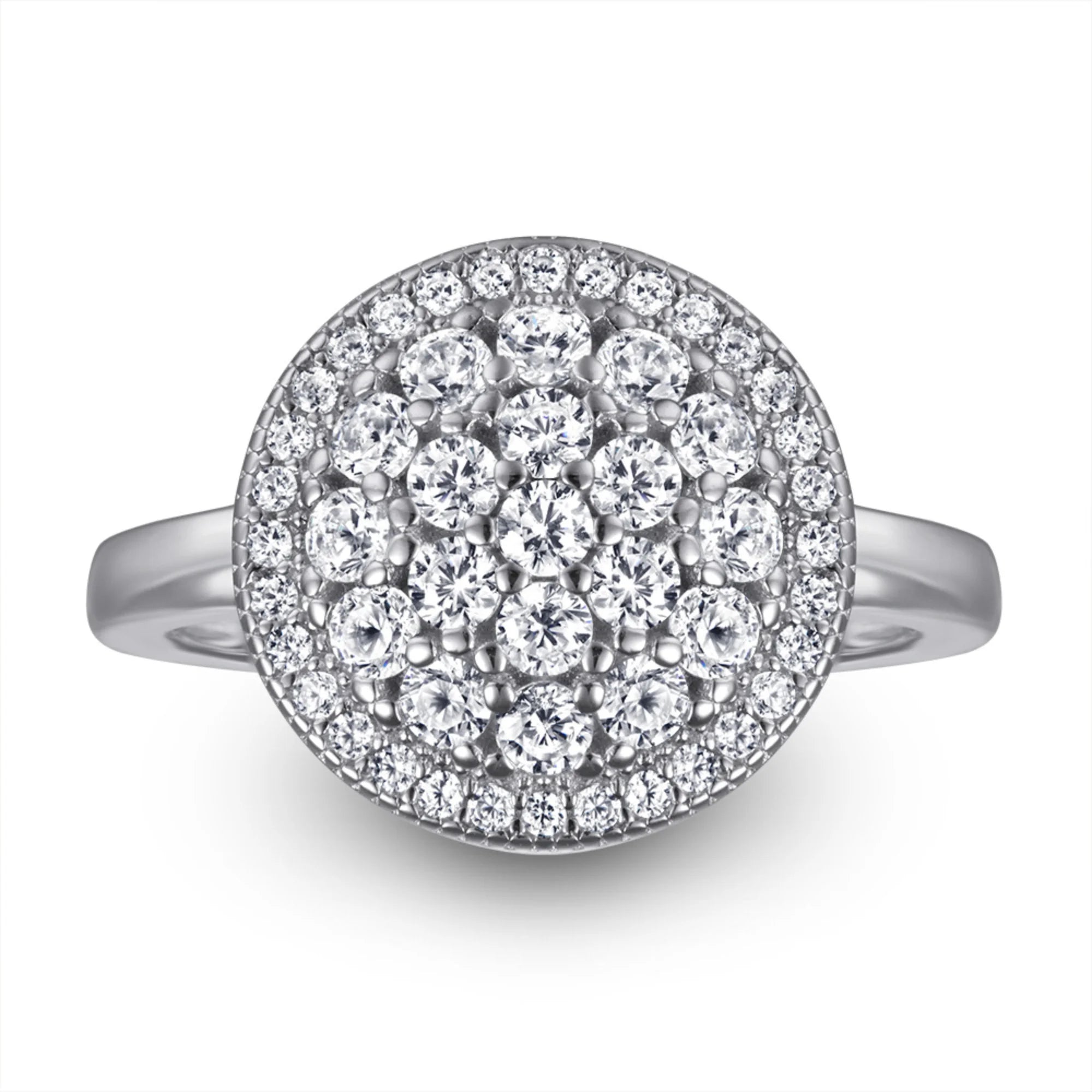 Silberring mit Pavé-Optik – perfekt für den eleganten Alltag