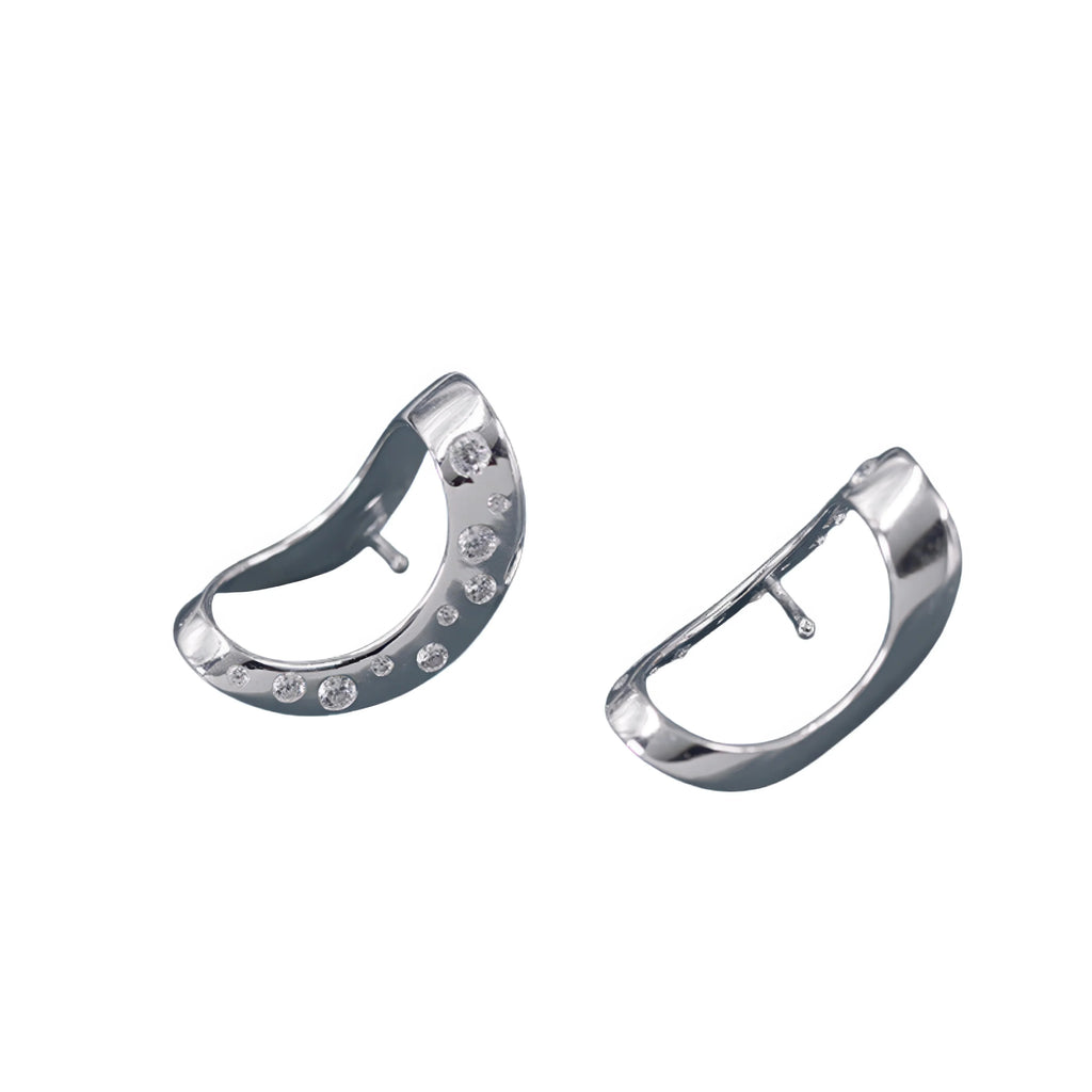 Zirkonia Ear Cuff Nordic – Silber  Paaransicht