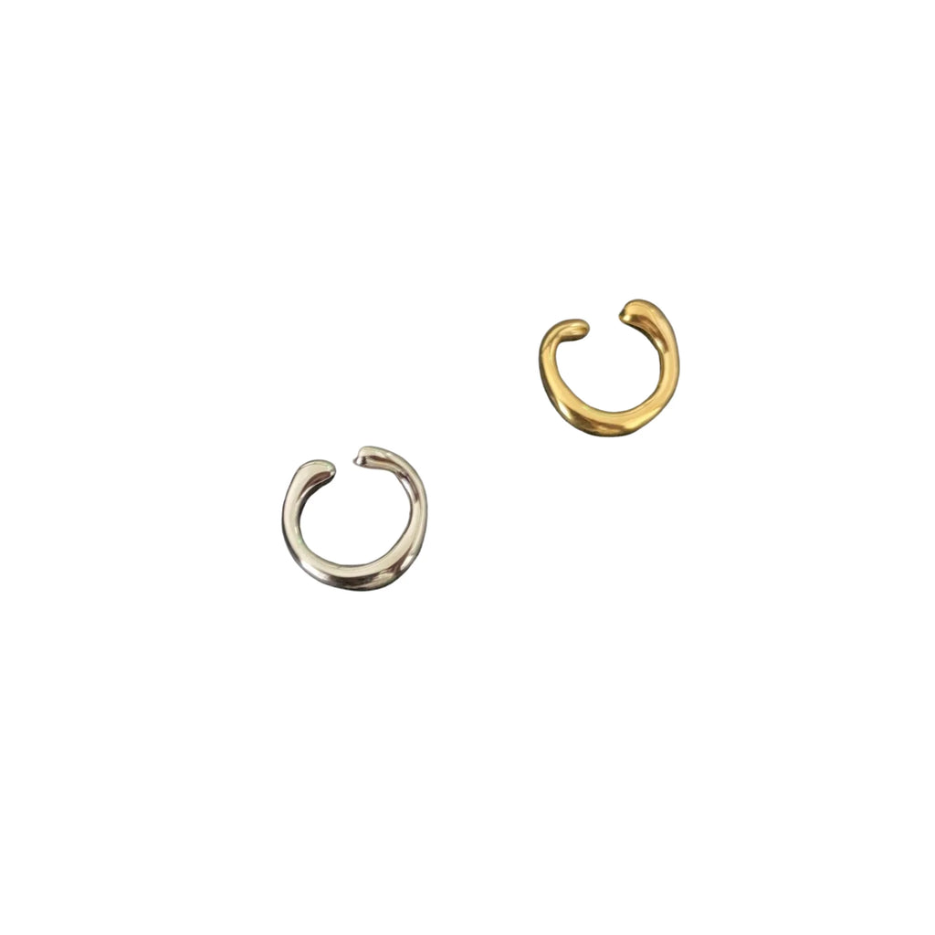 Lava Ear Cuff – Set aus Gold und Silber, gruppiert