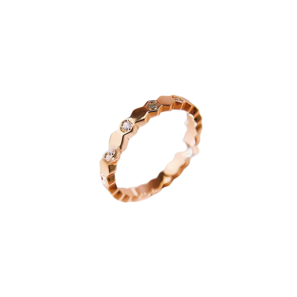 Schlichter Ring mit modernem Design – aus 925 Silber