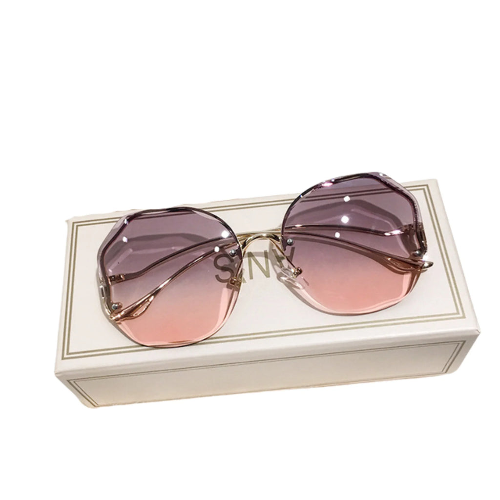 Gradientfläche in Roséviolett – ohne Szene, ohne Figur