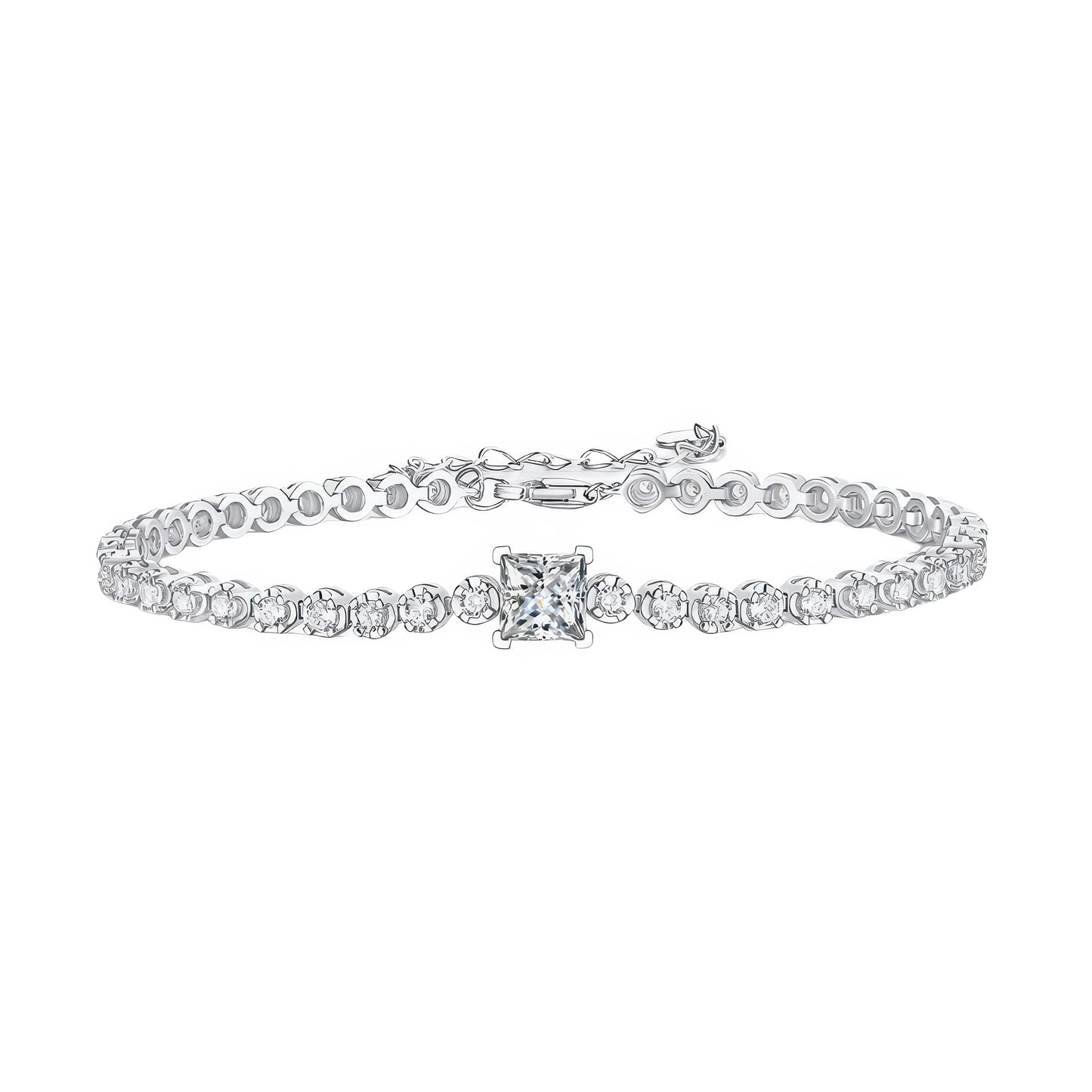 Dezentes Armband mit Moissanite für stilvolle Eleganz