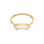 Organischer Ring mit natürlichem Glanz – weich, feminin, hochwertig