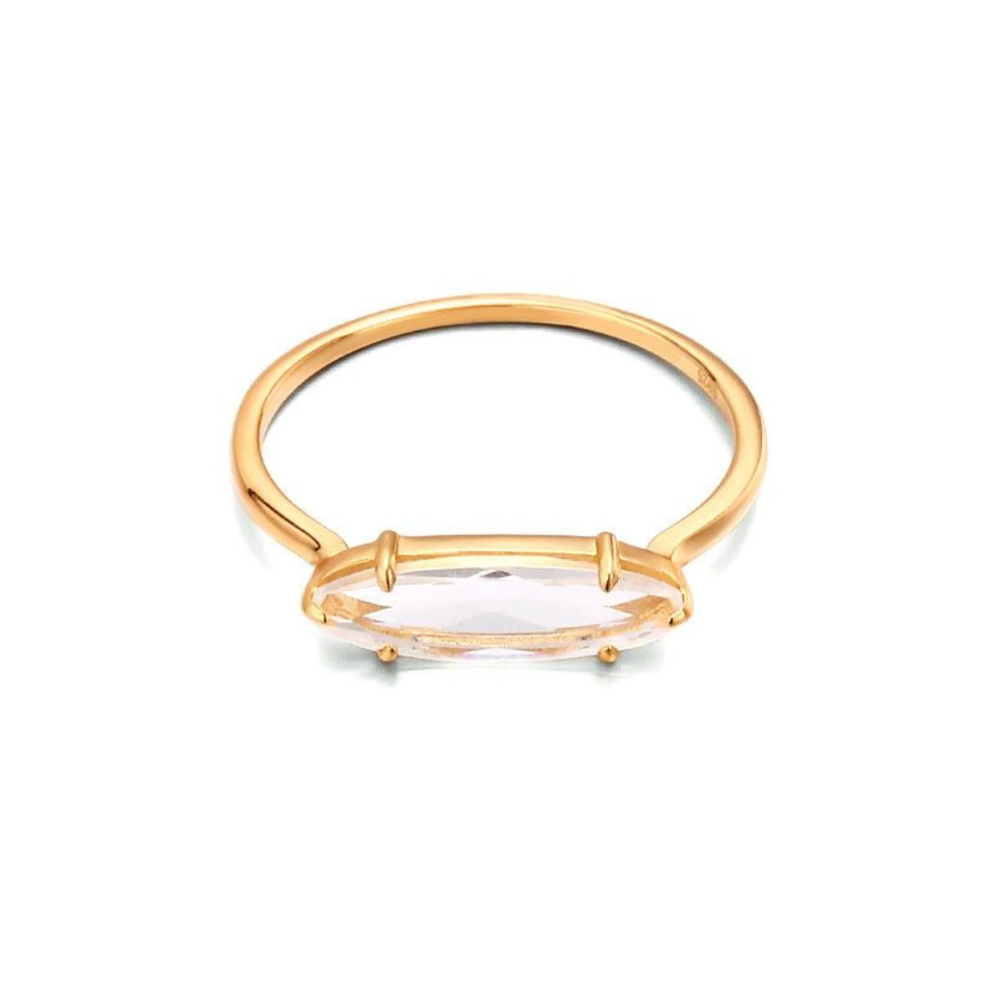 Organischer Ring mit natürlichem Glanz – weich, feminin, hochwertig