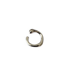 Spiral Ear Cuff versilbert – Einzelstück, dezente Spiralform