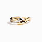 Offene Ringe mit gedrehter Linienstruktur – individuell kombinierbar