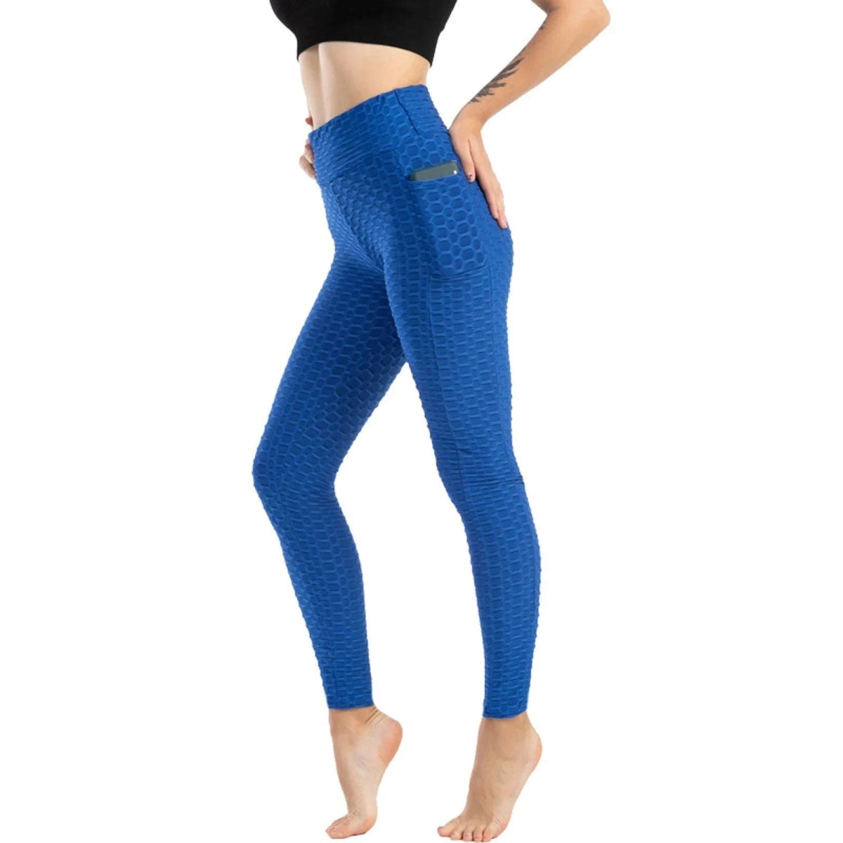 Anti - Cellulite Fitness - Leggings mit Taschen - Bodison