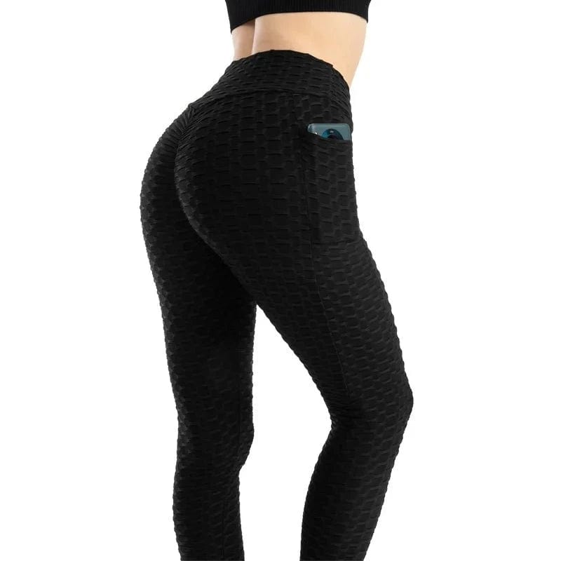 Anti - Cellulite Fitness - Leggings mit Taschen - Bodison