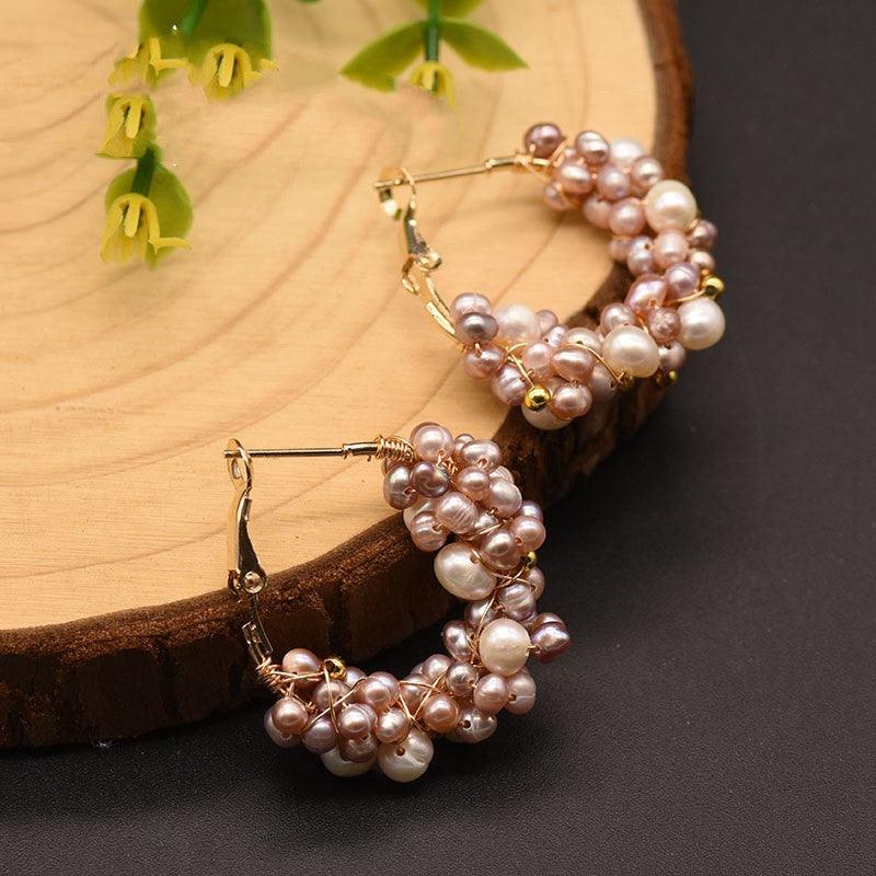 Natural Freshwater Pearl Earrings