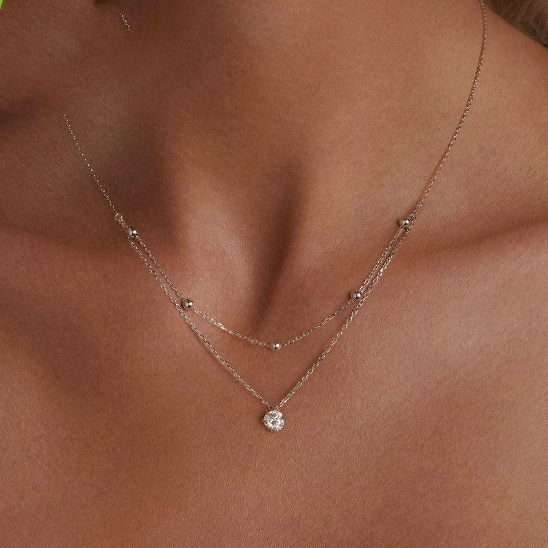 Affordable Luxury Fashion Style S925 Sterling Silver Necklace