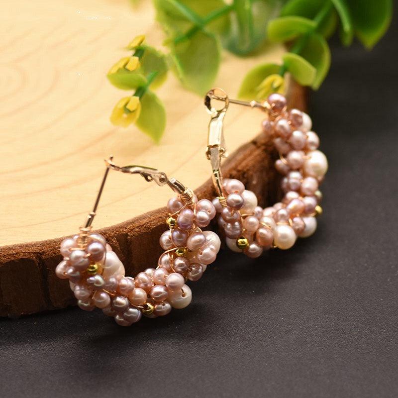 Natural Freshwater Pearl Earrings