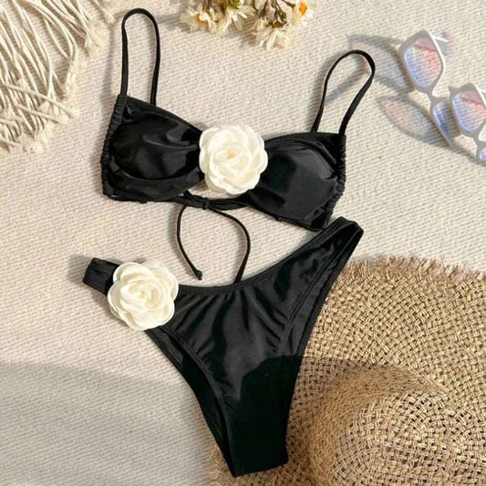 Blumen Bandeau Thong Bikini Bodison