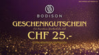 geschenkgutschein kaufen – chf 25 digitaler code, startbild, pdf hinweis