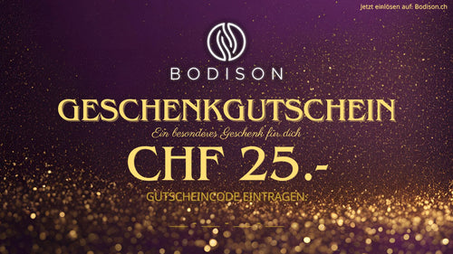 geschenkgutschein kaufen – chf 25 digitaler code, startbild, pdf hinweis