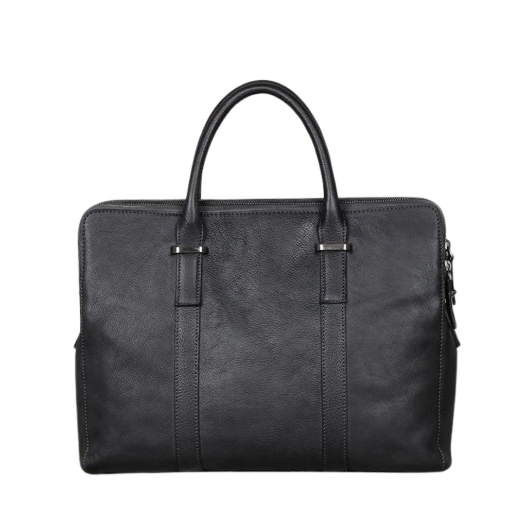Business-Tasche in Graphite Black – klar, zurückhaltend und funktional für Laptop, Dokumente und Gespräch.