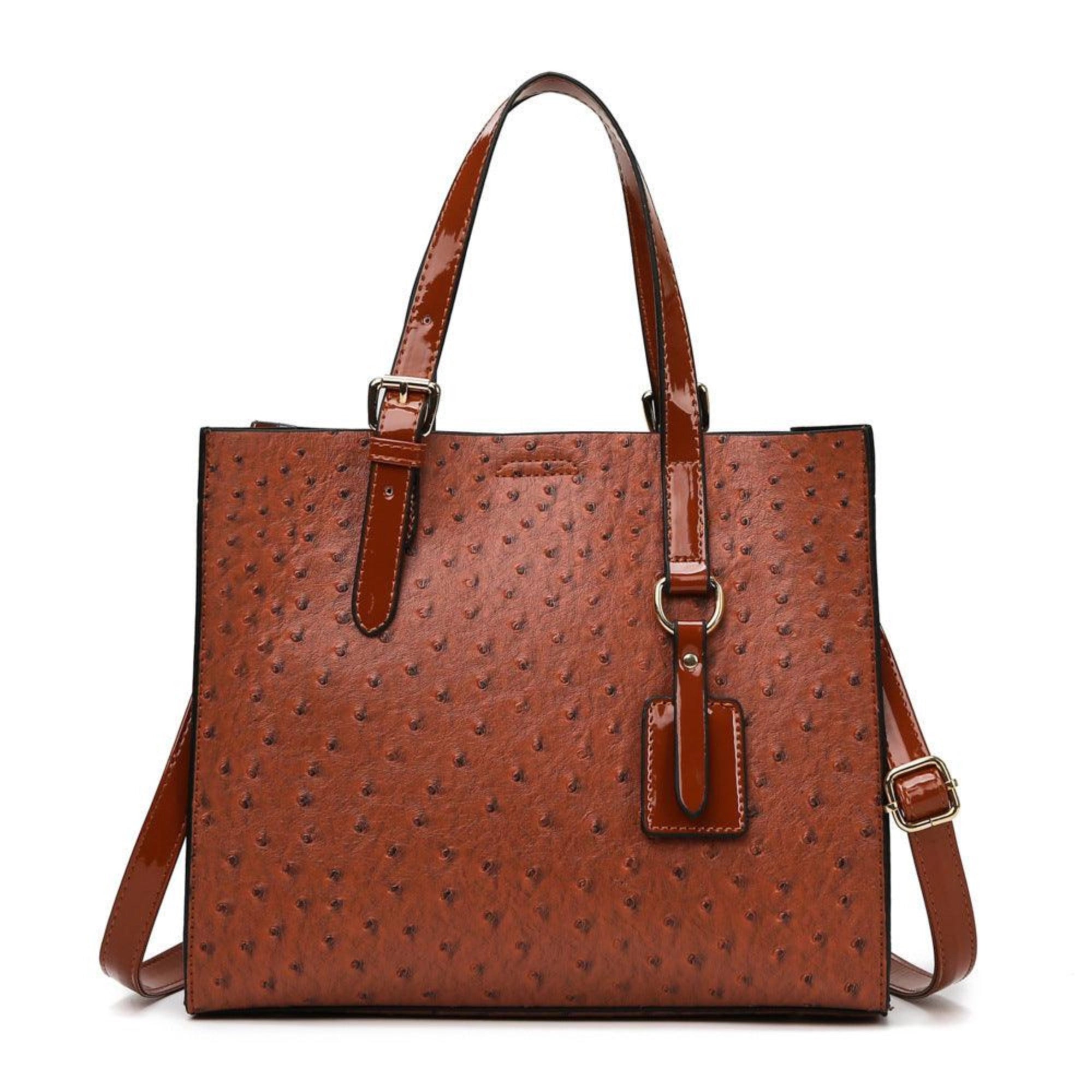 Braune Canvas Tasche mit glatter Oberfläche – stilvoller Begleiter für jeden Tag mit funktionalem Design