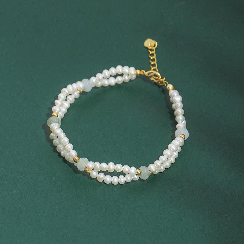 Woven Handmade Freshwater Pearl Bracelet