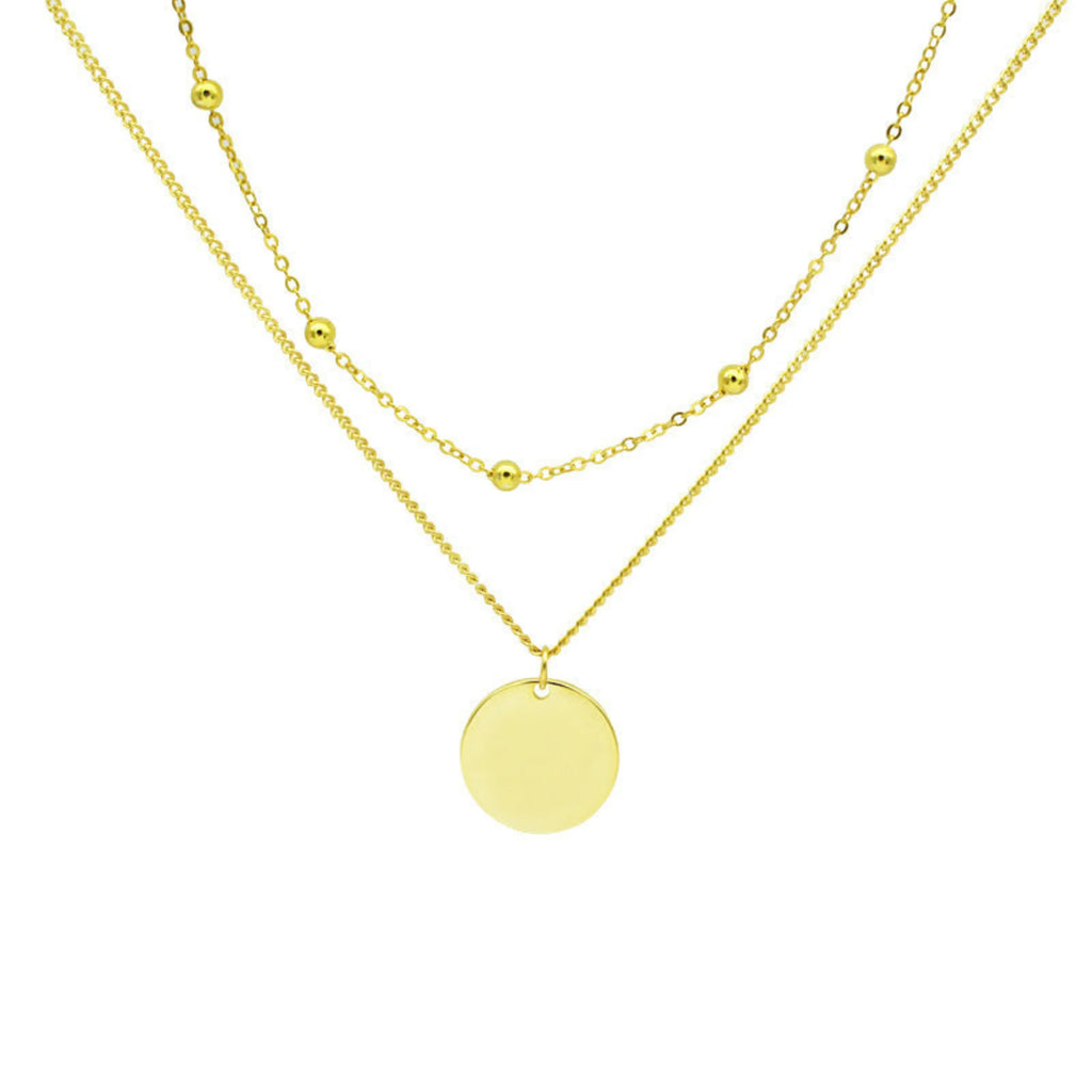 Nahaufnahme der vergoldeten Kugelgliederkette – 925 Silber, fein strukturiert, glänzend