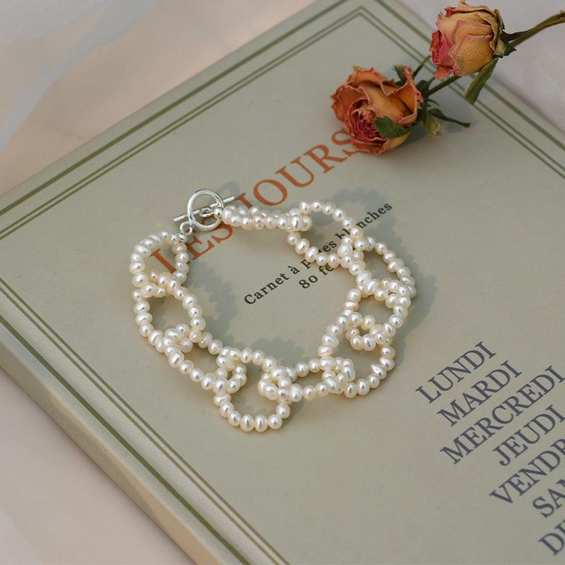 Women's Natural Freshwater Pearl Bracelet