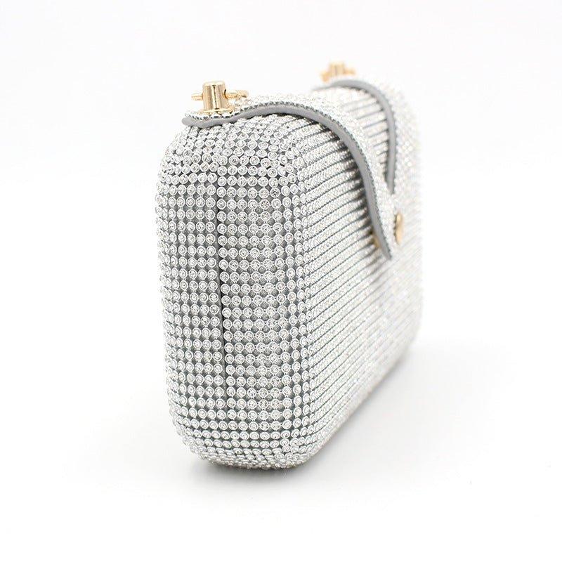 Edle V - förmige Strass - Abendtasche – Eleganz pur - Bodison